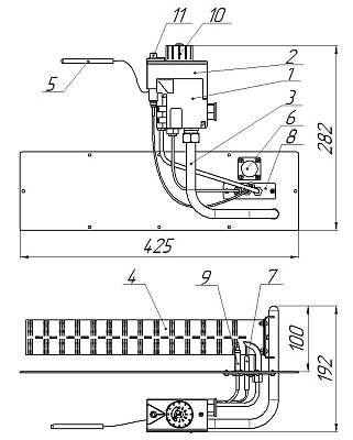 �������������� ���������� � ���/����-12� ��� � ����������� TGV-307 (������ Eurosit-630)
